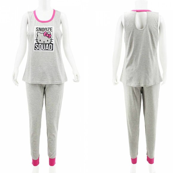 Sanrio Hello Kitty "Snooze squad" women's Pajamas S,M,L - Picture 3 of 4